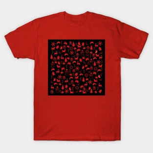 Red Christmas Medley T-Shirt